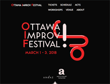 Tablet Screenshot of ottawaimprovfestival.com